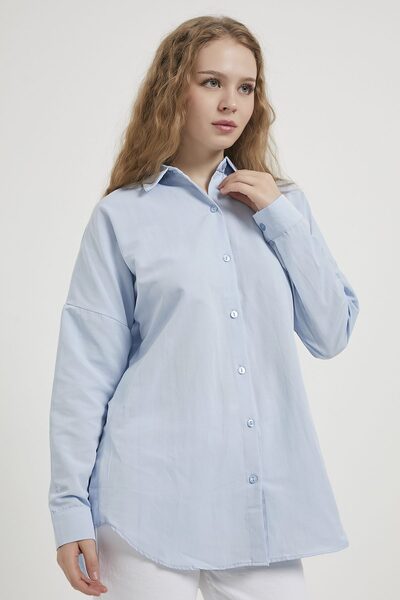 Arma Life ARMALİFE 2130 CĂMĂȘĂ OVERSIZE LUNGĂ DE BAZĂ PENTRU FEMEI