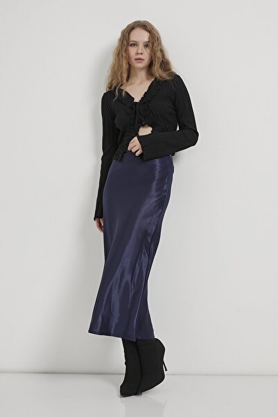 Arma Life Armalife 5014 midi satin women's skirt with elastic waist