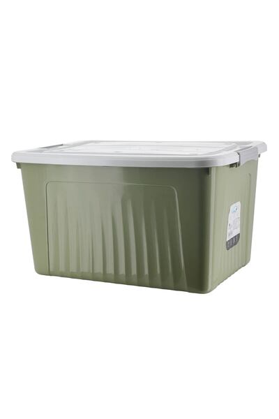 Home Plastic Storage Box, 70L, Assorted