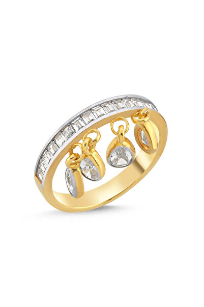 mysteriajewelry Damla Taş Ayrlanabilir Çelik Yüzük