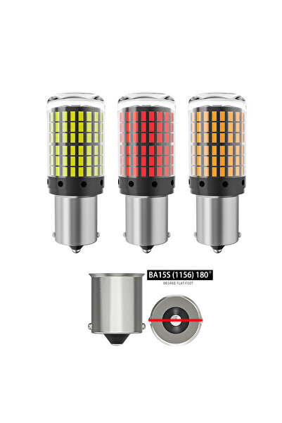 Choice1 مصباح سيارة أبيض فائق السطوع من نوع أوبرا، قطعتان، 1156 BA15S P21W PY...