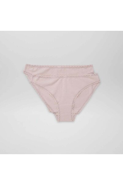 KIABI Pack of 2 cotton briefs PURPLE