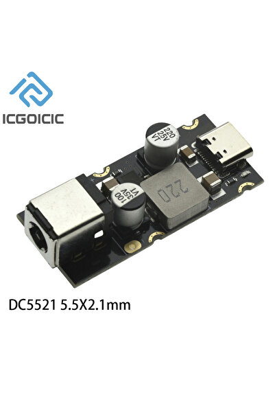 Choice1 وحدة شحن سريع ICGOICIC DC5521، مقاس 5.5 × 2.1 مم، تدعم الشحن السريع Q...