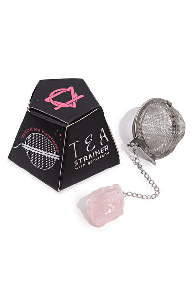 OEM Infuzor de ceai – Ministrecătoare cu cristal de Cuarț Roz | Iubire și arm...
