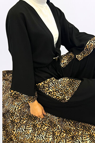 Genel Markalar OTANTİK BOHEM ŞALVAR- VİSKON KUMAŞ LEOPAR CEPLİ RAHAT KALIP BOHEM OTANTİK TARZI KADIN ŞALVAR