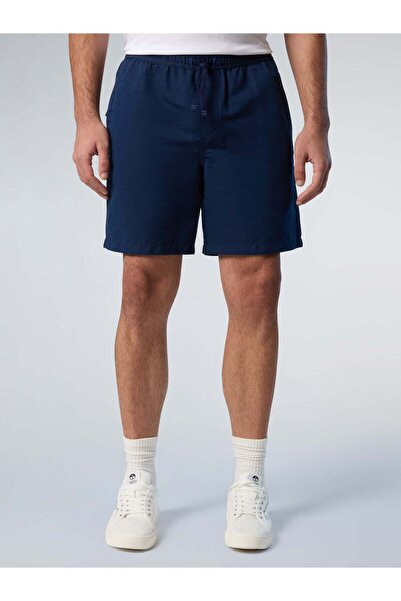North Sails Regular Fit Esnek Bel Keten Şort