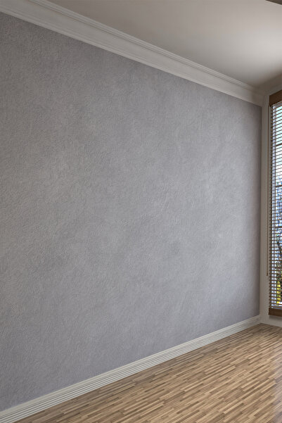 dreamwall Gri Beton Desenli Modern Minimalist Tekstil Duvar Kağıdı