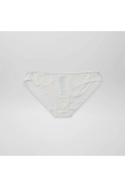 KIABI Pack of 3 cotton and lace briefs PINK