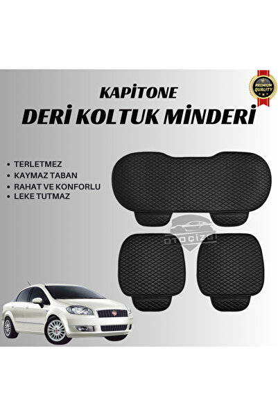 Oto Çizgi Husă de protecție pentru scaun din piele matlasată compatibilă cu F...