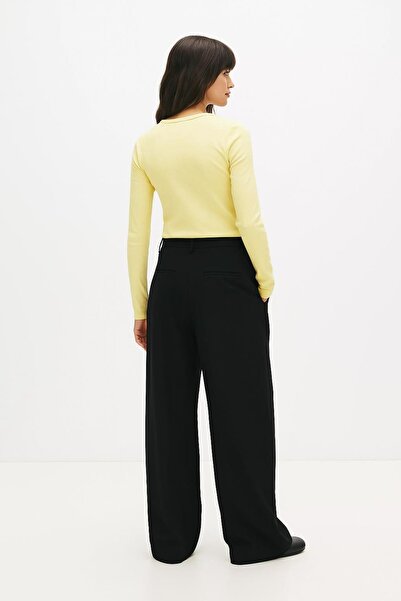 HAKKE Finger Interlocking Flat Ribbed Sweat