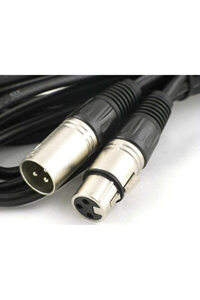 YKA Xlr Kablo Dişi-Erkek 30 cm stereo balanslı kablo