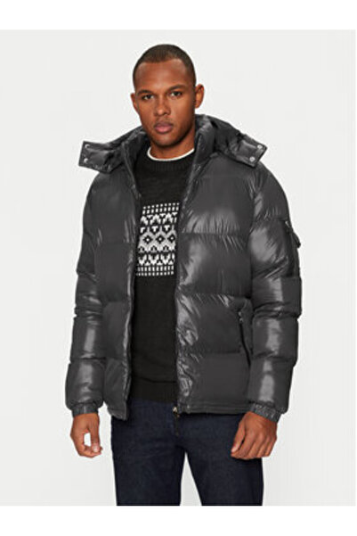 Brave Soul Ανδρικό Χειμερινό Μπουφάν MJK-JAREDGREY Γκρι