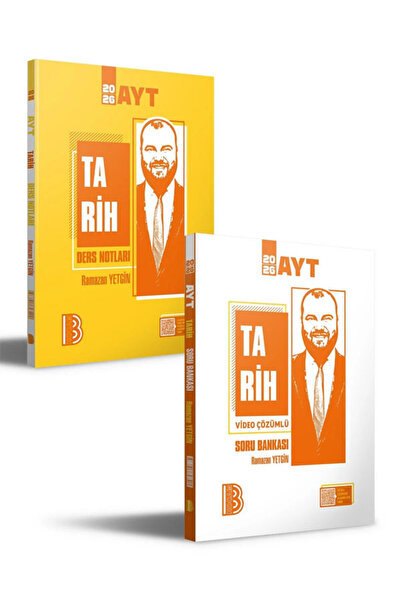 Benim Hocam Yayınları 2026 Güncel Baskı AYT TARİH SORU BANKASI VE AYT TARİH D...