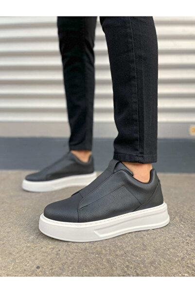 Zapatos JY007 حذاء رياضي كاجوال للرجال من الجلد بدون أربطة من Alba CBT باللون...