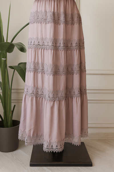 Naromi Dantel Detaylı Takım ( Etek & Gömlek )