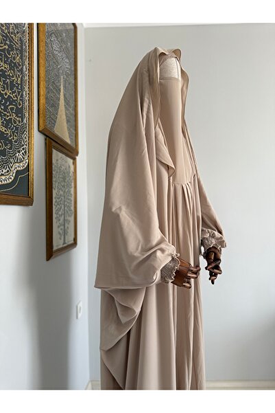 GÜMRÜKÇÜ Plus Size Cilbab Abaya Ferace