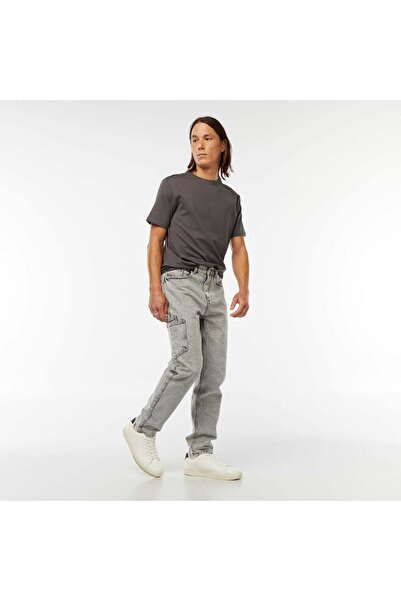 KIABI Straight-leg jeans - Regular fit with 5 pockets GREY