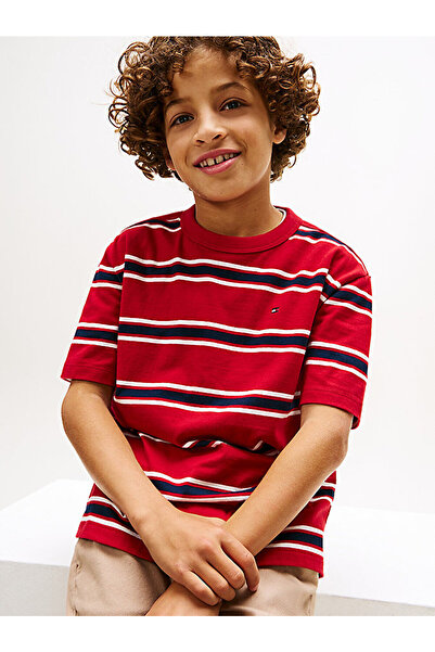 Tommy Hilfiger Boy's Cotton Stripe T-Shirt