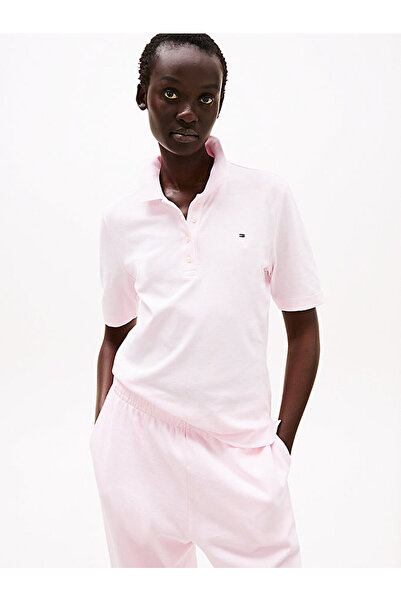 Tommy Hilfiger kadın 1985 reg pique polo t-shirt