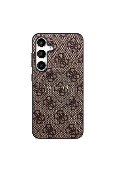 Guess Θήκη για Samsung Galaxy S25 FE, 4G Ring Classic Logo MagSafe, Καφέ