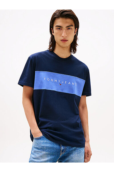 Tommy Hilfiger Men's Tjm Regular Linear T-Shirt