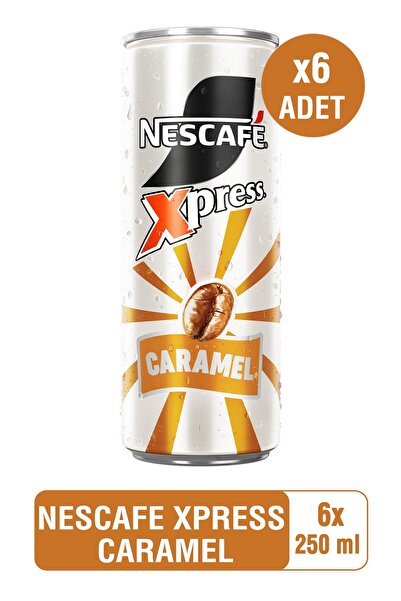 Nescafe NESCAFÉ XPRESS Caramel Soğuk Kahve 250ml x6