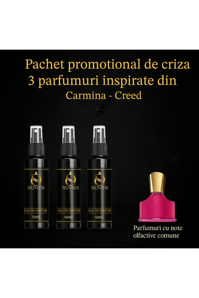 Nuvien Set of 3 Perfumes 50ml – Inspired by Carmina C