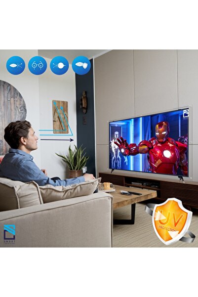SMART CREATIONS غطاء تلفزيون مزيف