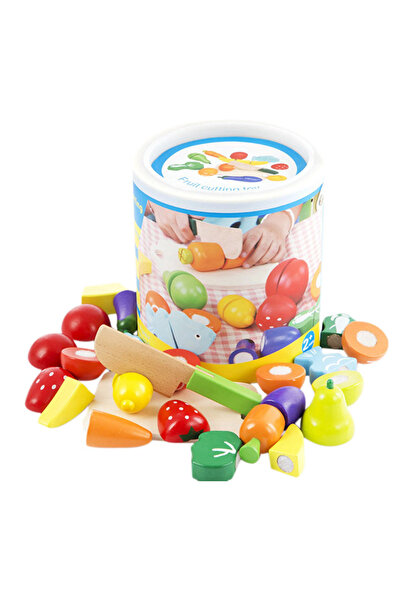 HALAMODO مجموعة ألعاب تقطيع الفواكه والخضروات