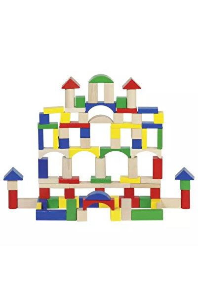 Goki Wooden Building Blocks for Children, 100 Pieces,
