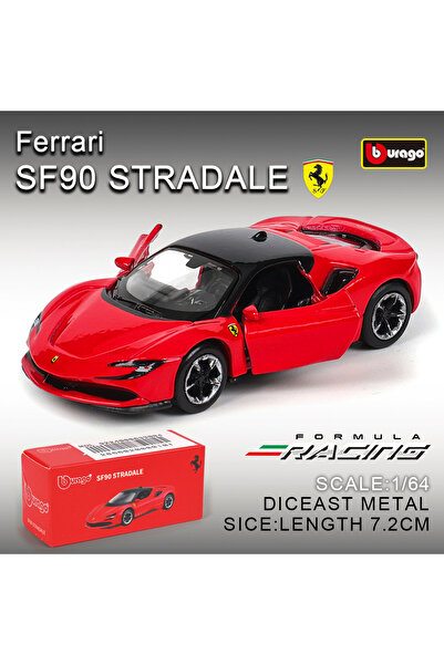 choice2 SF90 STRADALE Bburago1:64 Ferrari E812 COMPETIZIONE نموذج سيارة من سب...