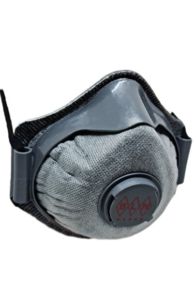 BLN BM 022 PRO X AC FFP2 NR PROFESYONEL AKTİF KARBON FİLTRELİ TOZ MASKESİ ( 5...