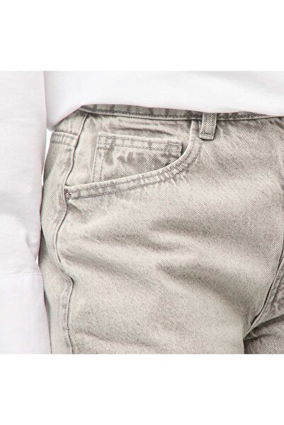 KIABI High-rise wide-leg 5-pocket jeans GREY