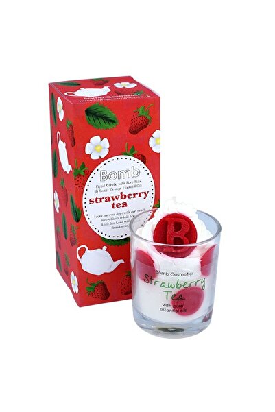 Bomb Cosmetics Lumanare parfumata in vas de sticla Strawberry Tea,