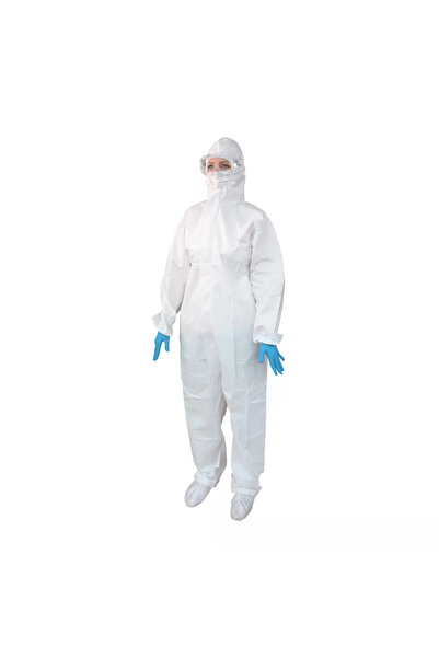 CARBOY Protective full-body overall, waterproof, with hood, 1 piece, white