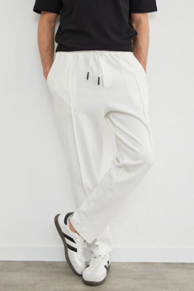 Fulla Moda Παντελόνι Jogger με κορδόνι στη μέση