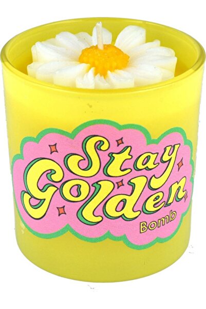 Bomb Cosmetics Lumanare parfumata in vas de sticla Stay Golden Flower