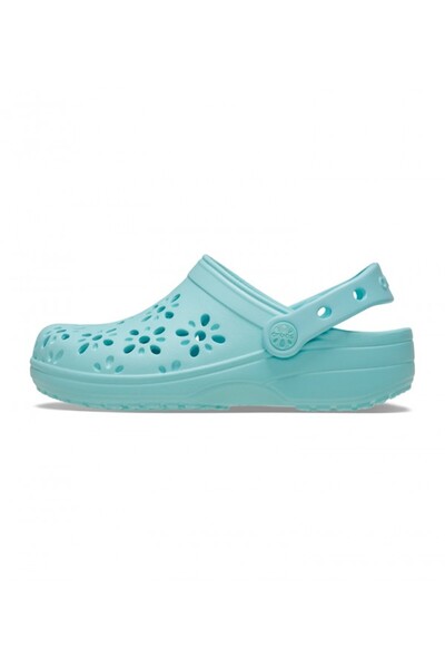 Crocs Classic Floral Cut Out Clog K Kız Çocuk Terlik 210943