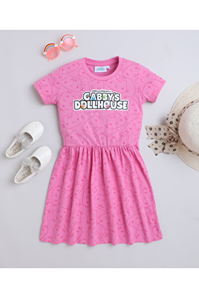 Gabby's Dollhouse فستان جيرسي للبنات من غابي دول هاوس