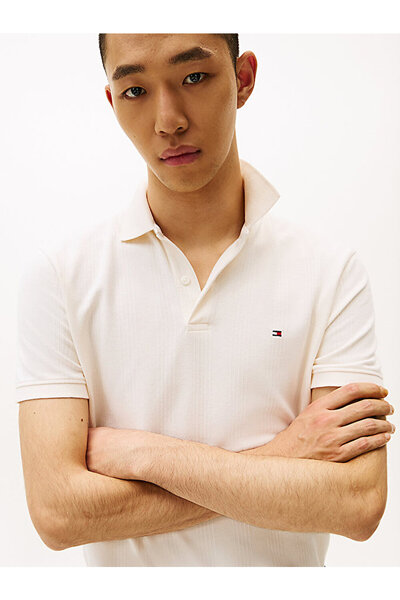 Tommy Hilfiger Men's Vertical Stripe Polo T-Shirt