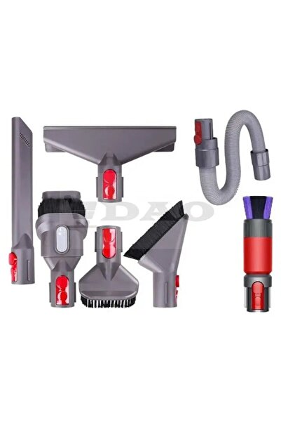 DAO Set accesorii 7 piese pentru aspirator vertical DAO, compatibile Dyson, multicolor