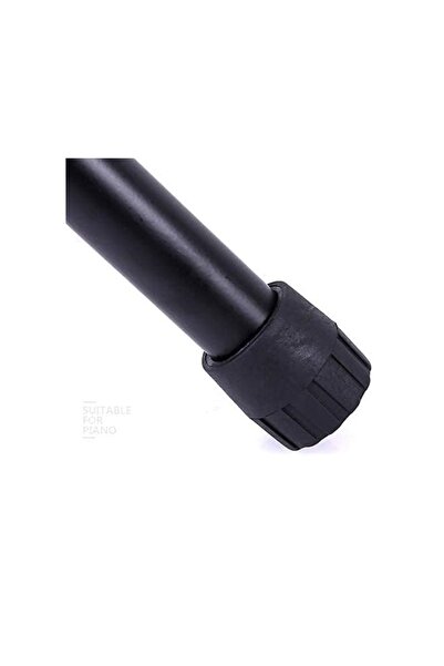 MegArya Folding Drum Stool – Adjustable Seat (Black) Portable, Comfortable, and Durable