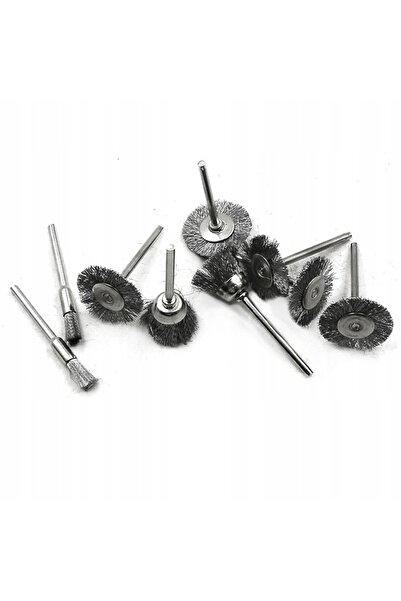 Rosfix Wire Brush Set for Drill 15 Pieces | Rust and Paint Cleaning