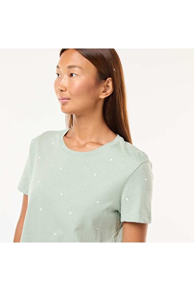 KIABI T-shirt + Pants Pajama Set - 2 pieces GREEN