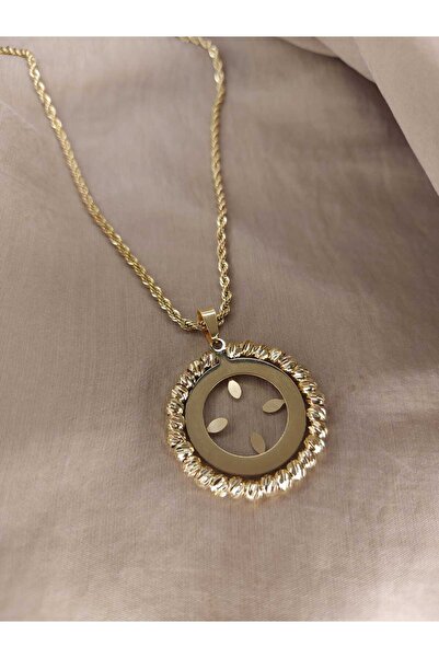 Romea Kararmaz Çeyrek Takılan Çelik Kolye, Çeyreklik Kolye, Hediyelik Kolye, ...