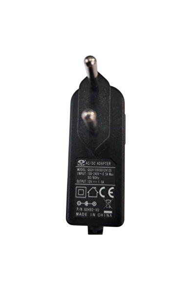 Devre Dünyası GSCV1000S012V12E GSP 12V 1A Modem ve Arduino Uyumlu Plastik Kasa Priz Tipi Adaptörü