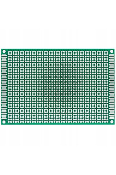 Rosfix Universal Prototype Board 80x120 mm | THT Double Layer | Green
