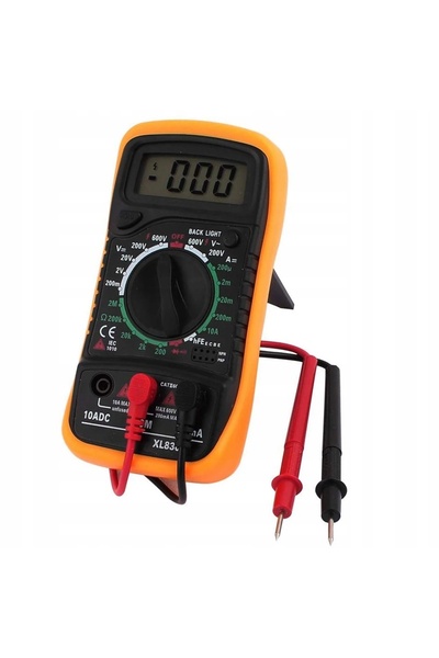 Rosfix Multimetru Digital DT-830B – LCD Iluminat | Funcție HOLD, 10A, 600V DC/AC