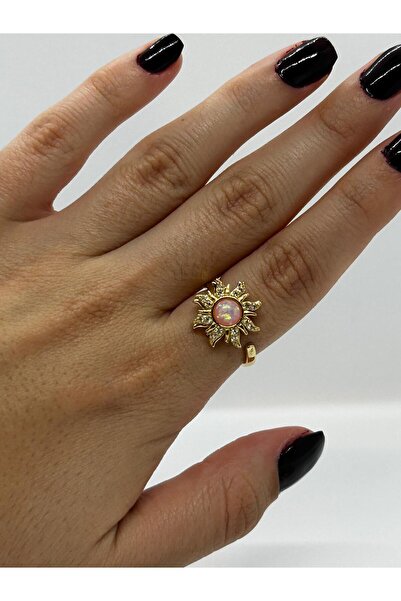 FY Ticaret Altın Renkli Güneş Çelik Stres Yüzüğü