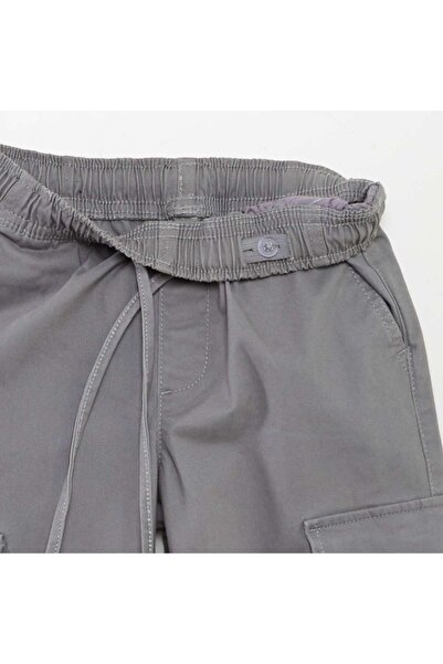 KIABI Stretchy multi-pocket trousers GREY